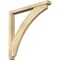 Ekena Millwork Thorton Block Rough Sawn Bracket w/ Offset Brace, Douglas Fir, 4"W x 34"D x 34"H BKT0402X34X34THR05RDF - alternate 1